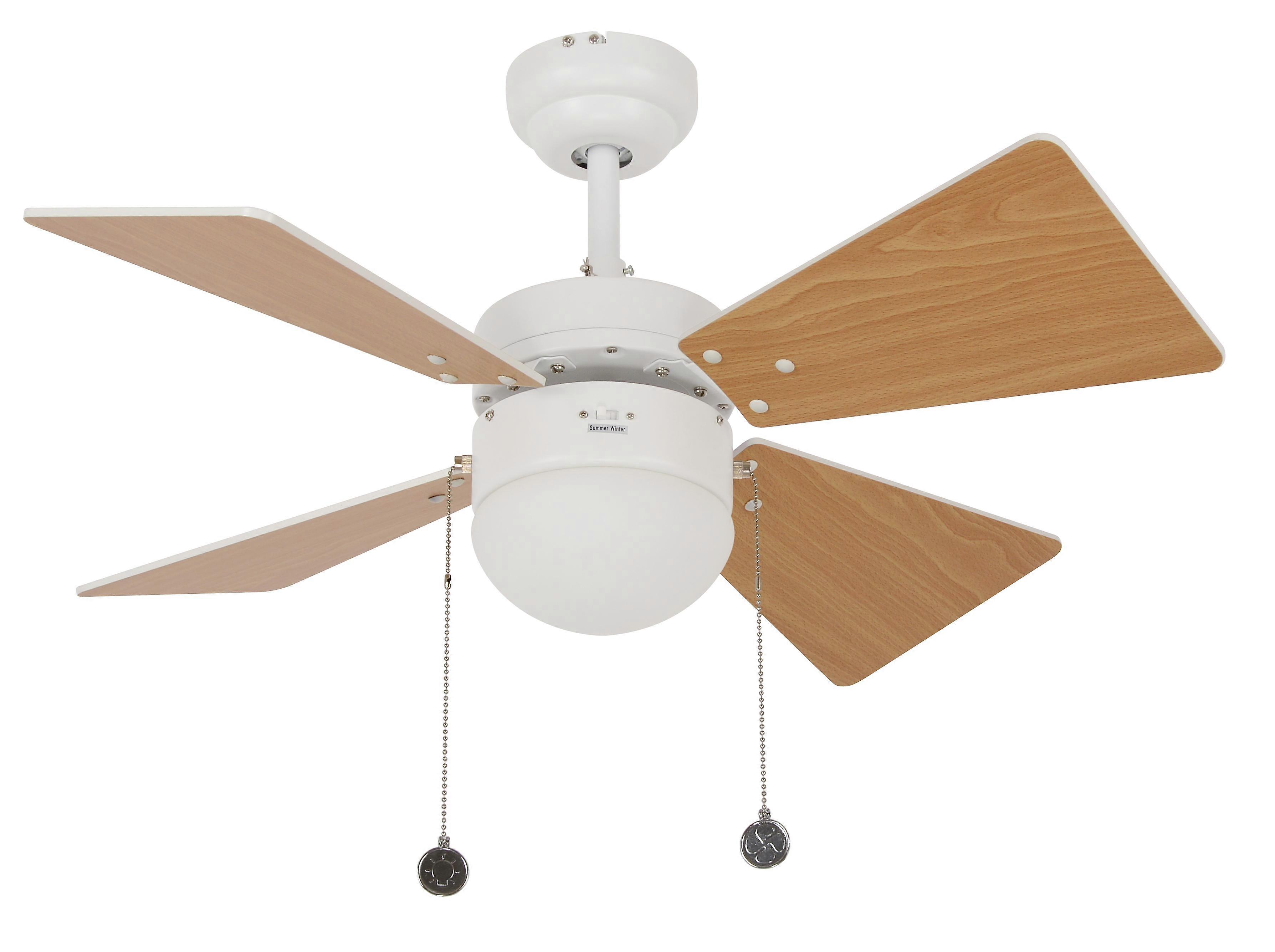 Deckenventilator Breezer mit Licht & Zugketten