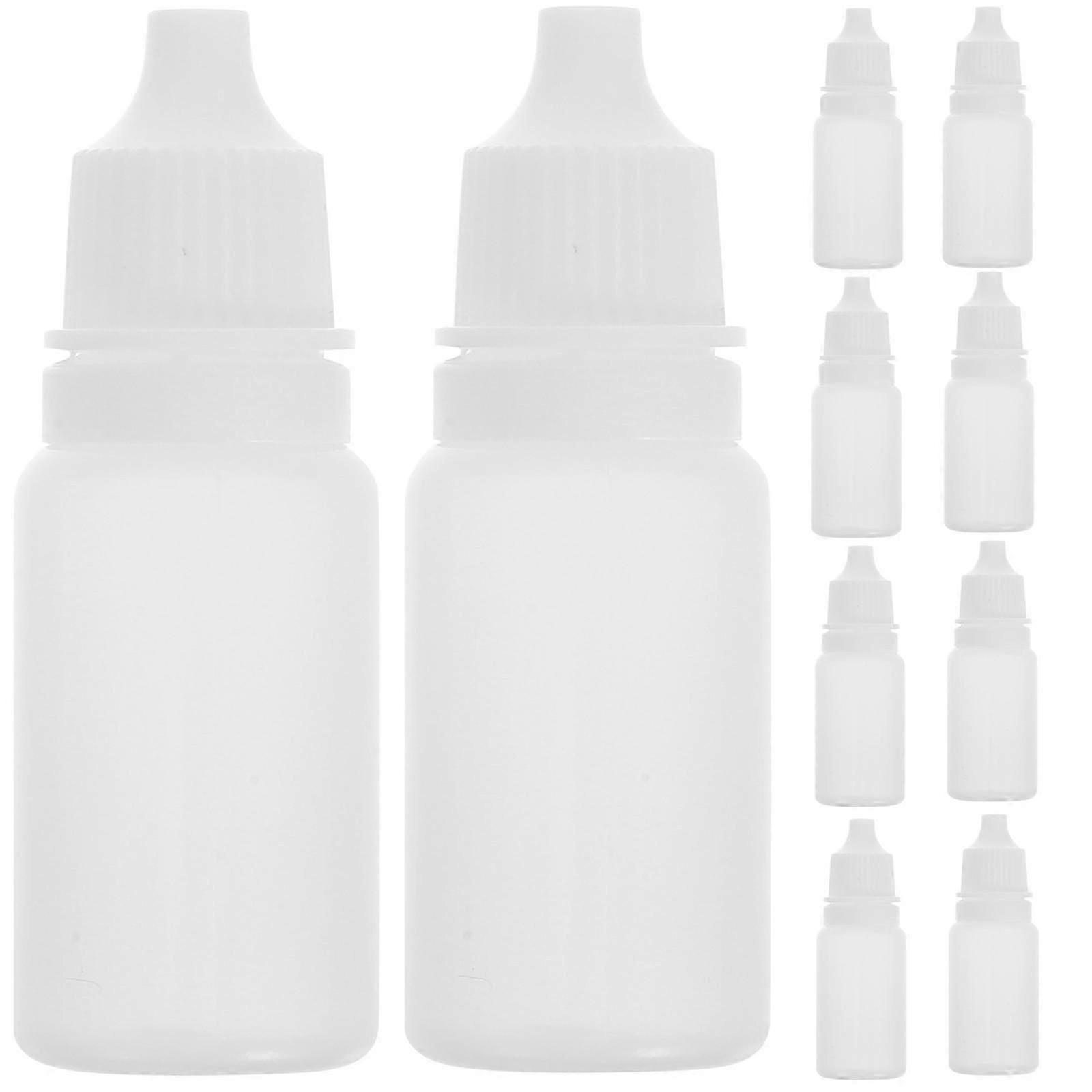 Refillable Squeezable Dropper Bottle Eye Dropper Bottle for Storage 10Pcs