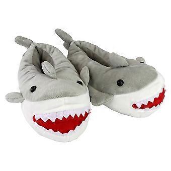 Sock Snob - Chaussons fantaisie en peluche 3D motif requin pour enfants