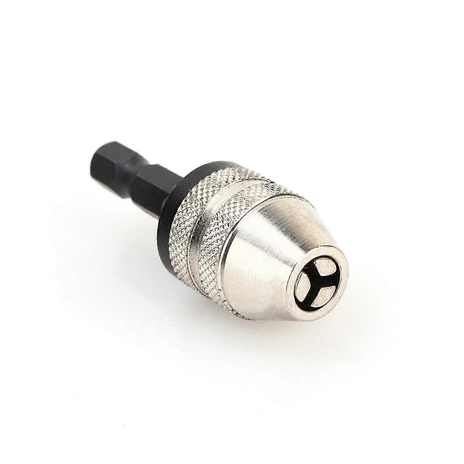 Quick Change Keyless Drill Bit Chuck Hex Shank Adapter Converter 1/4