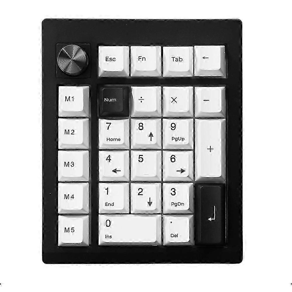 GMK26 Bluetooth Mechanical Keyboard 5.0/2.4ghz/Wired Hot Swappable Numpad Programmable compatible with Win/Mac Support QMK/VIA Black