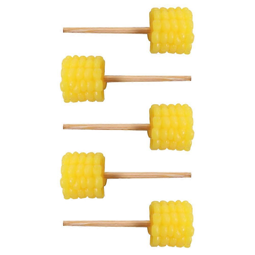 Simulation Maize Decors for Mini House 5Pcs Artificial Maize Models