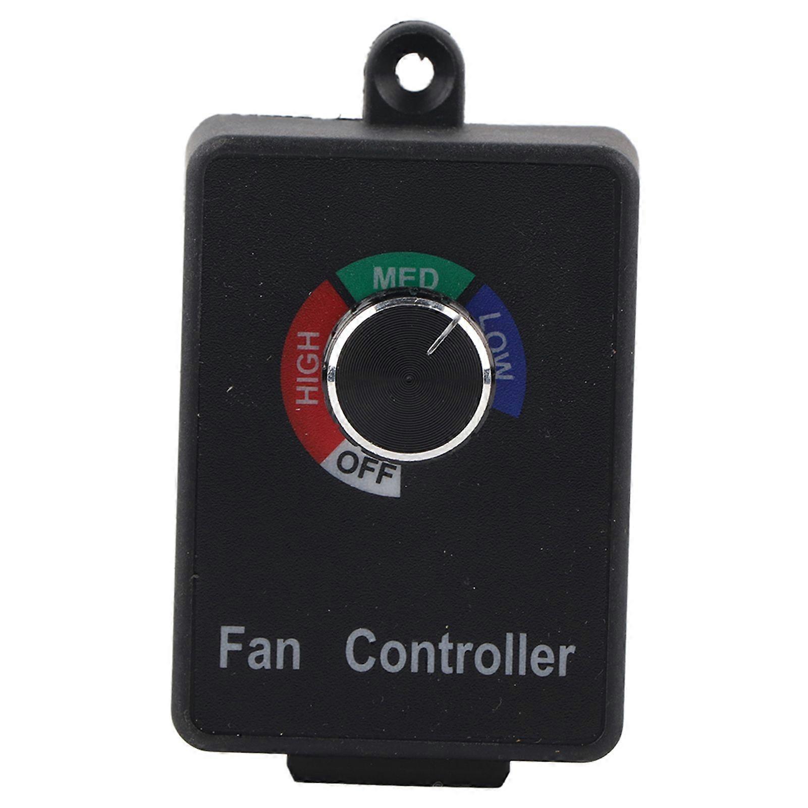 3A Active Duct Fan Variable Speed Dial Controller for Inline Hydroponics Fans