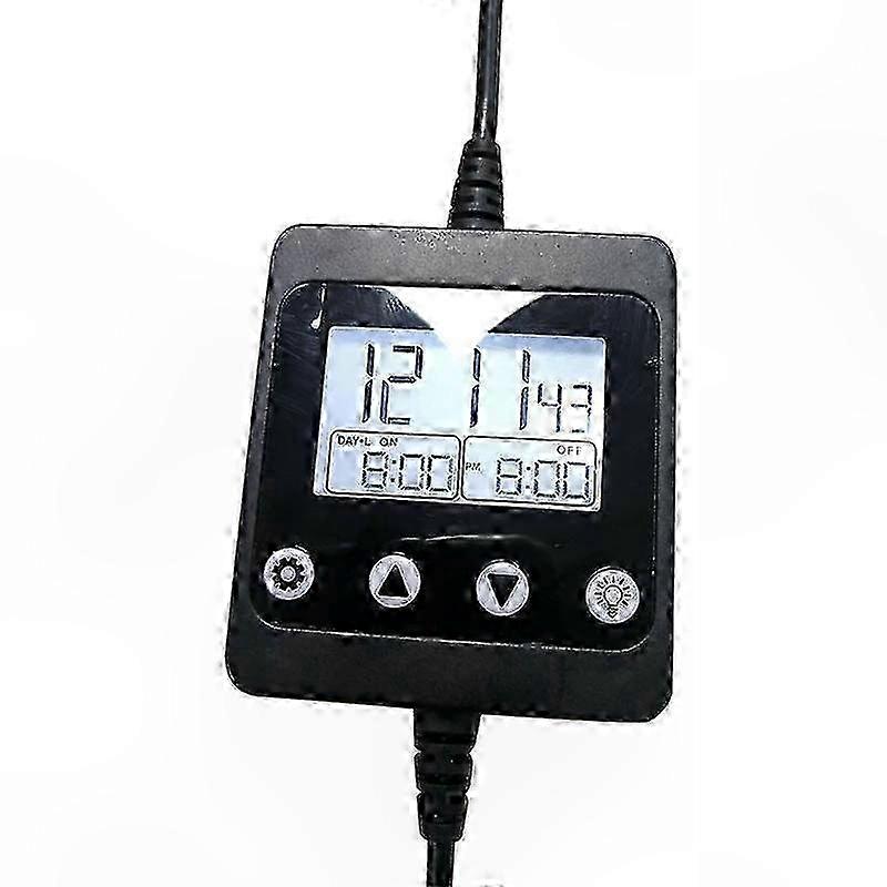 Aquarium LED Light Controller with LCD Display for Dimming and Modulation