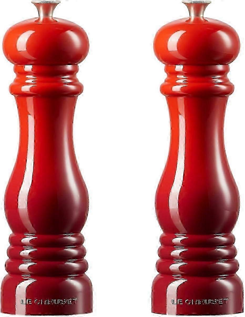 Conjunto de Moinho de Sal e Pimenta Ajustável de 8 Polegadas com Moedor de Cerâmica para Cozinha