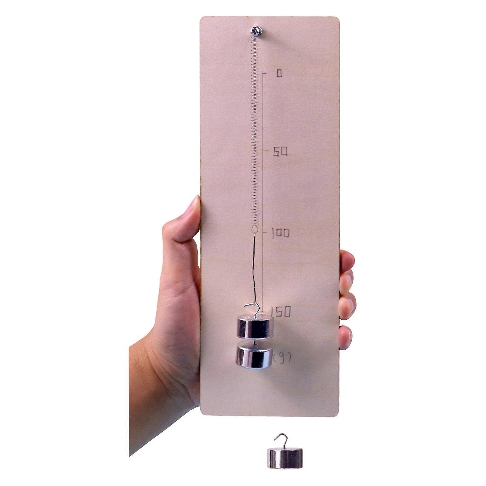 Classroom Physics Force Demonstration Board, Scale-Marked Handheld Experiment Teaching Aid for Student Observation Multicolor