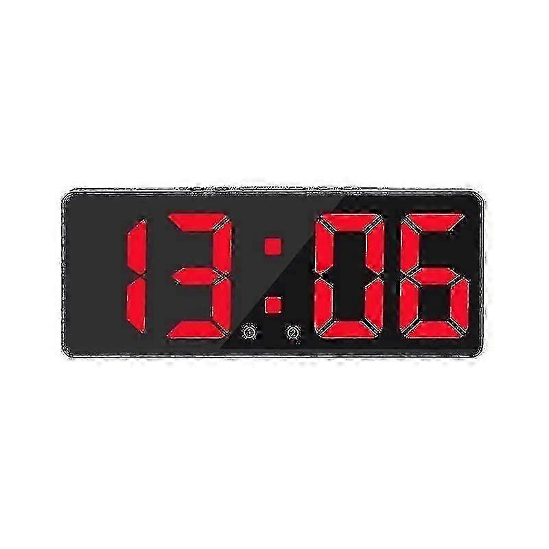 Smart Large Digital Wall Clock App Control Time/date/&sound Activate & Countdown Function Stepless Brightness & Volume Alarm With Snooze Functio