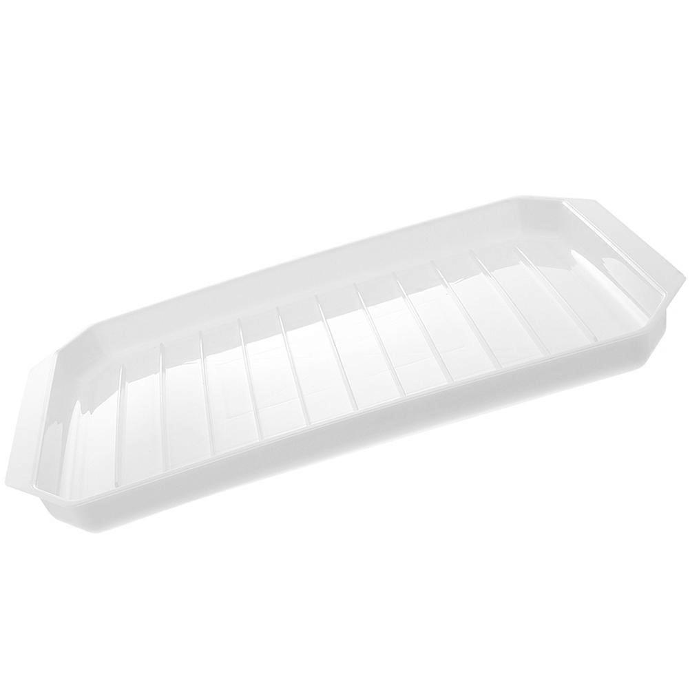 Bacon Microwave Baking Tray for Cooking White Plastic Bakeware