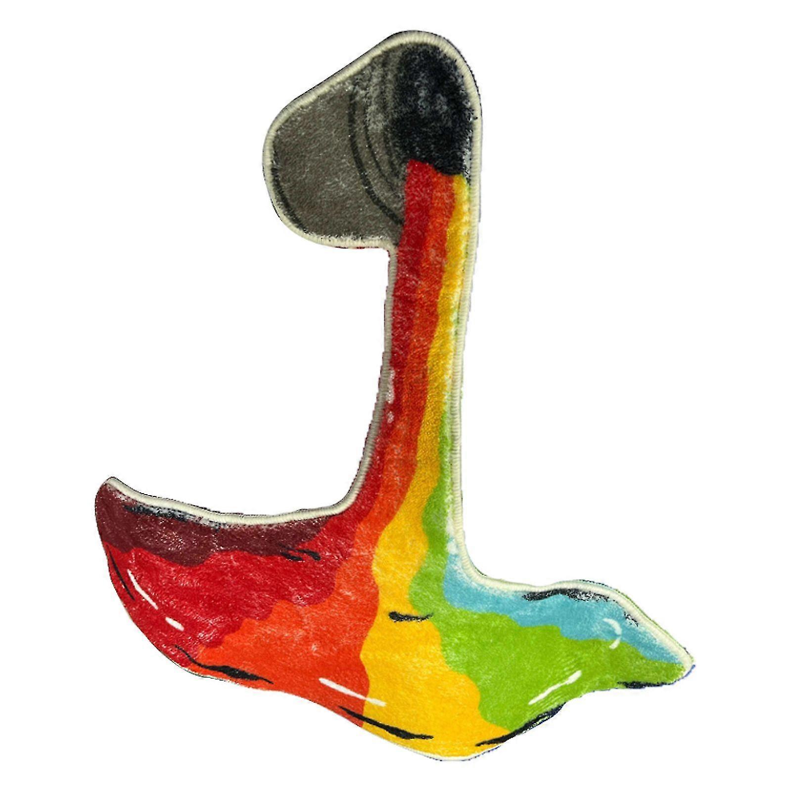 Irregular Carpet Creative Fabric Soft Texture Rainbow 3D Wall Carpet compatible with Home