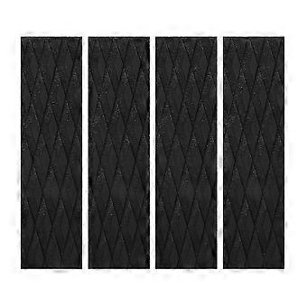 4Pcs Surfing Skimboard Traction Pads EVA Anti-Slip Front Tail Pads Compatible with Surfboard