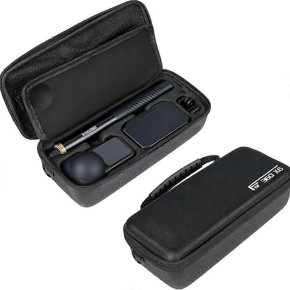 Compatible For Insta360 X6 Hard Shell Camera Storage Case EVA Organizer Bag with Handle