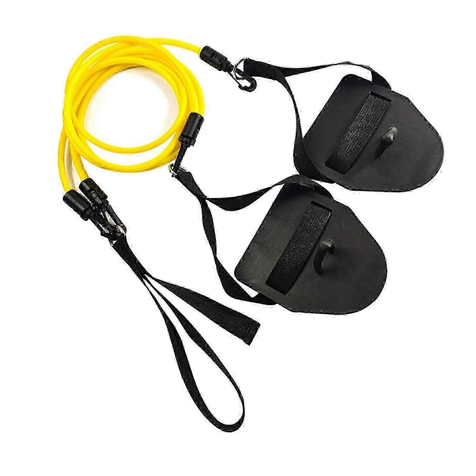 Swim Training Bands With Integrated Paddles