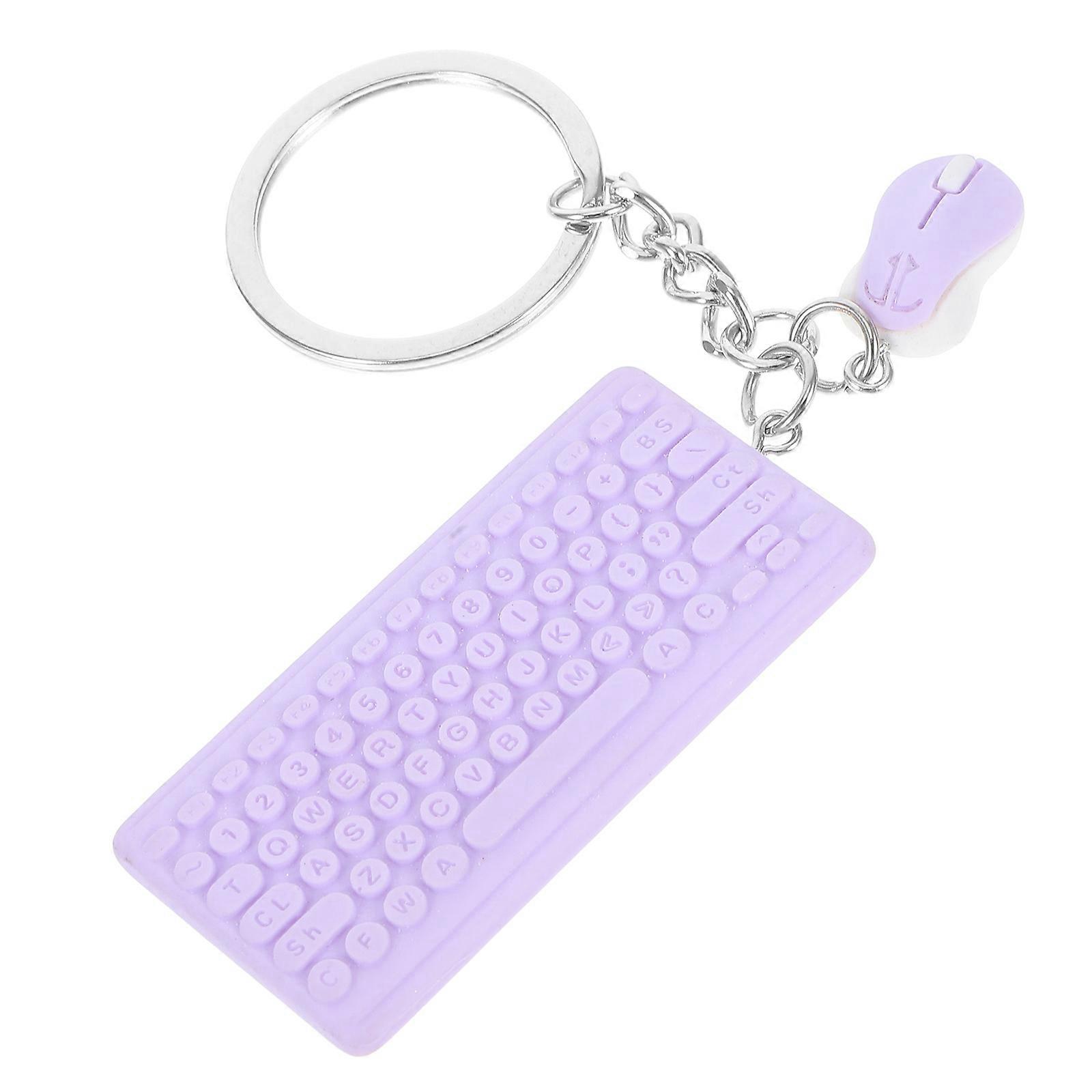 Mini Computer Keyboard Keychain for Decoration Fun Portable