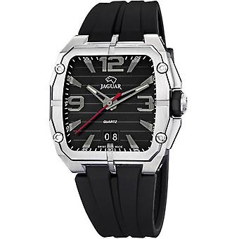 Jaguar Quartz analog man Watch med J642/B gummi armbånd