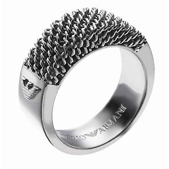 Emporio Armani Man Sterling Bague d'Argent EG2595512 Fruugo FR