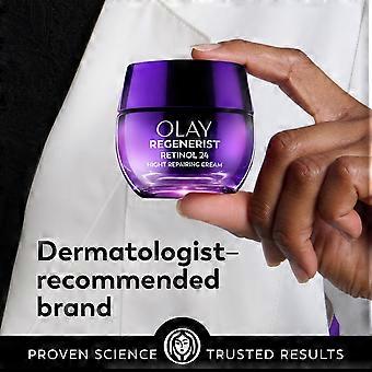 Olay Regenerist Retinol 24 Triple Collagen Peptide Night Face Moisturizer Fragrance-free 1.7 Oz