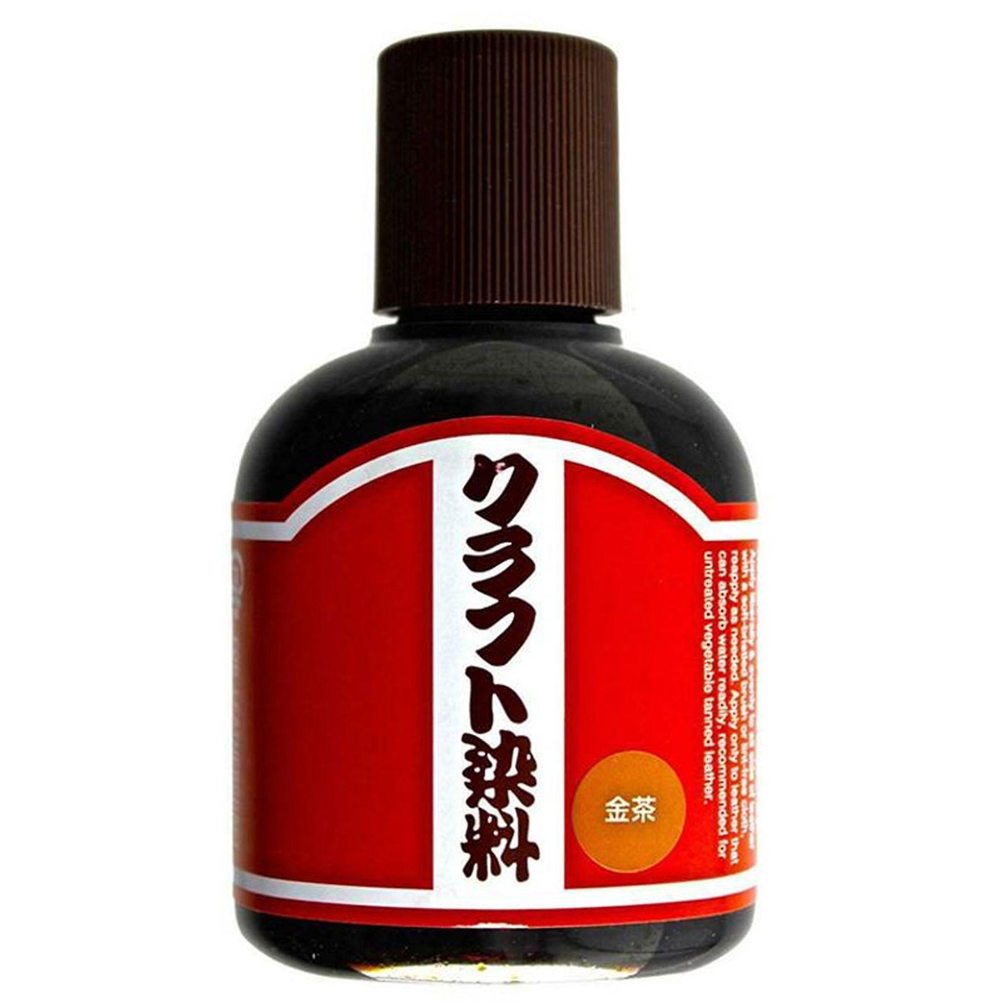 Craft Sha No.6 Light Brown Leathercraft Paint 100ml 3.4oz Water Base Leather Dye
