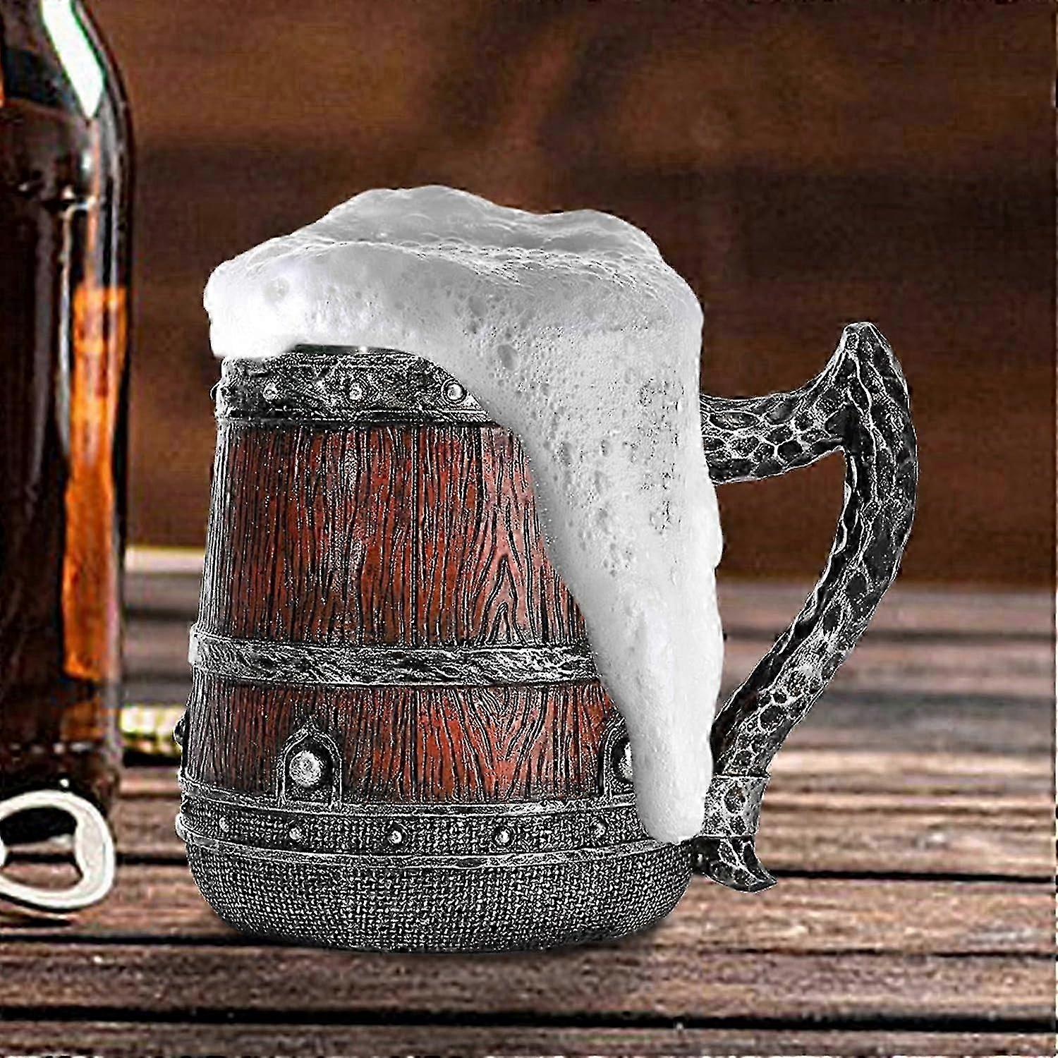 Double-Wall Insulated Beer Mug