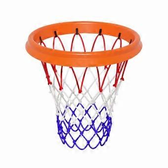 No-Installation Basketball Rim with Net | Hook-Style Attachment, Heavy-Duty TPU