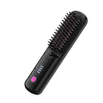 Cordless Hair Straightener and Curler 2 in 1 with 4 Heat Settings, Fast Recharge, Travel Friendly Size