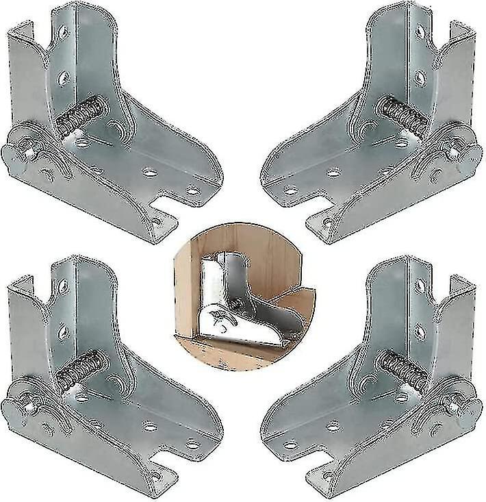 (4 Pieces) Folding Frame, Self-locking Hinge, Folding Table Legs, Folding Workbench A