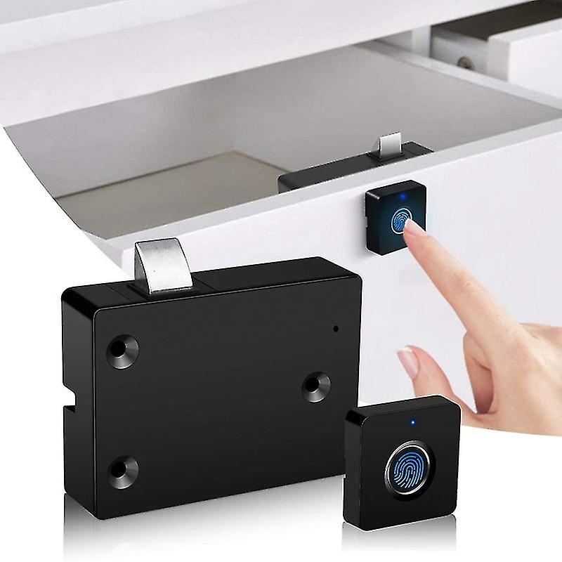 Smart Fingerprint Drawer Lock Intelligent Letter Box File Cabinet Electronic Door Lock Keyless Biometric Furniture Lock