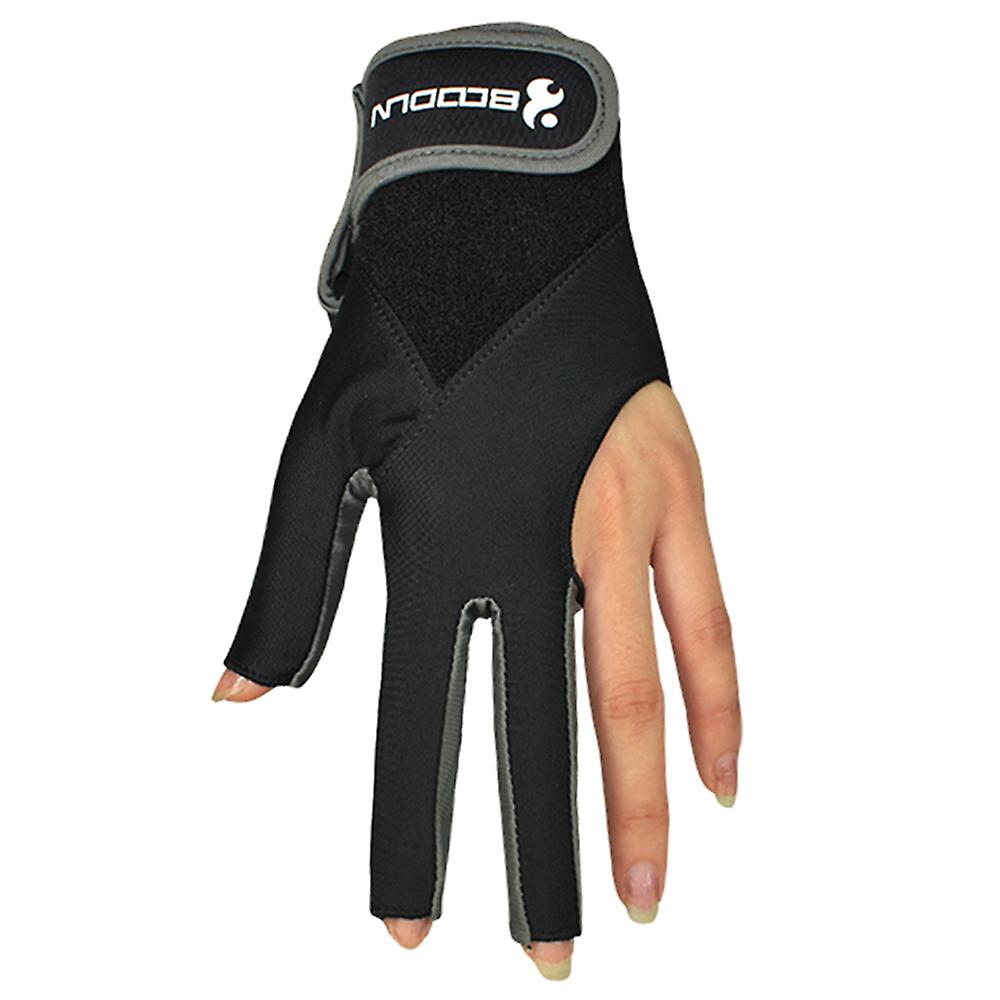 1 Pcs Pool Billiard Three Cut Gloves Left Hands Gloves