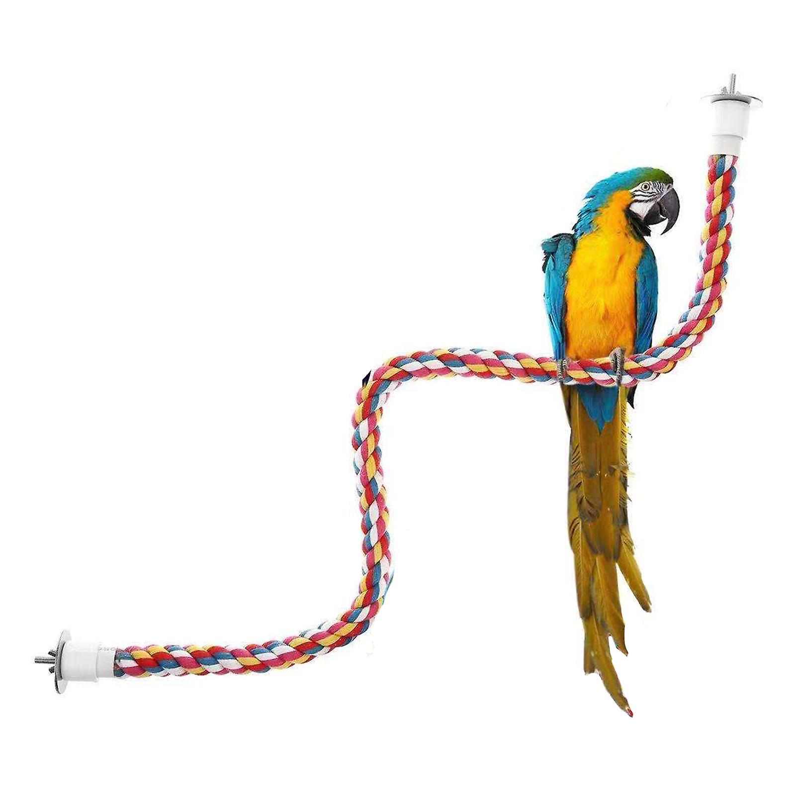 Bird Rope Perch Bird Toys Bird Climbing Rope Parrot Chewing Toy