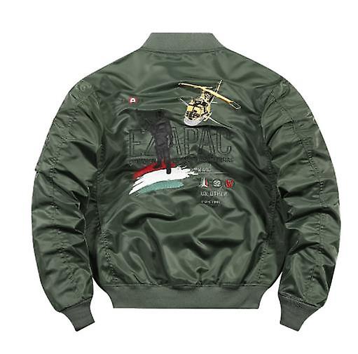 Spring And Autumn New Arrival Baseball Uniform Aircraft Embroidered Casual Coat Large Size Pilot Jacket