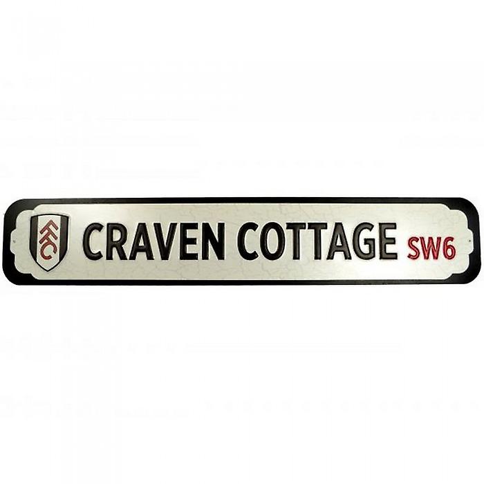 Fulham FC Craven Cottage Metal Crest Plaque