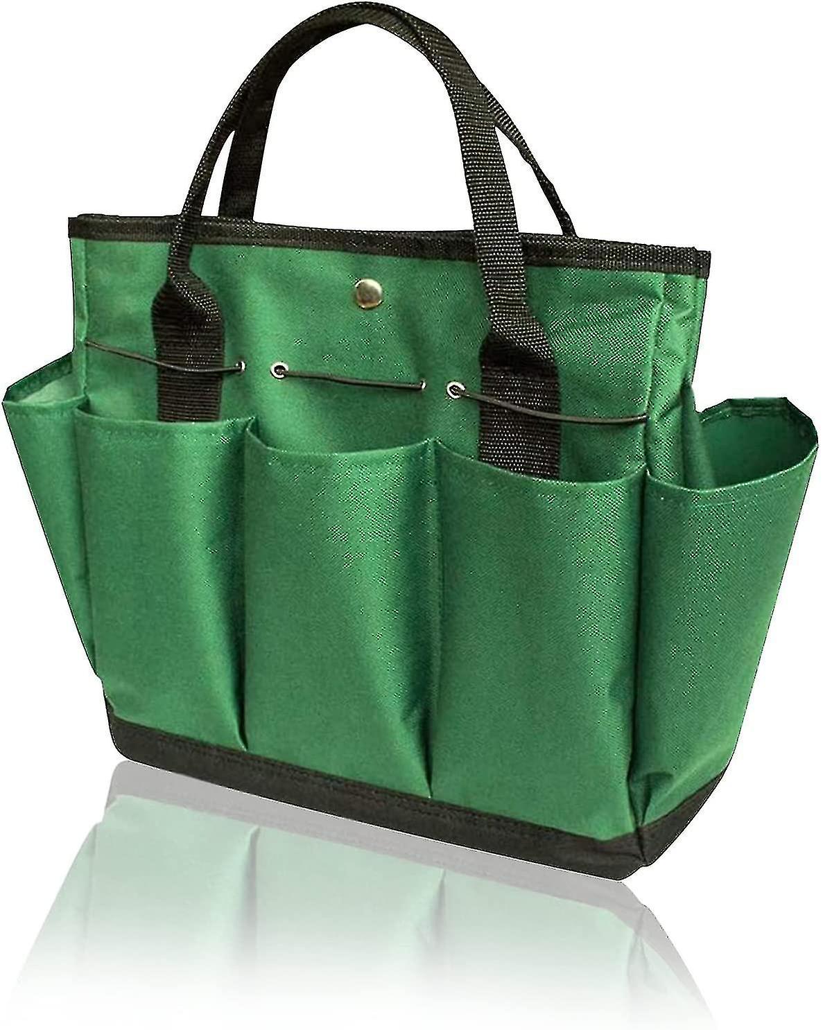 Garden Tool Storage Bag 9 Pockets Gardening Gifts For Women Heavy Duty Tote Bag For Tools Tool Kit I