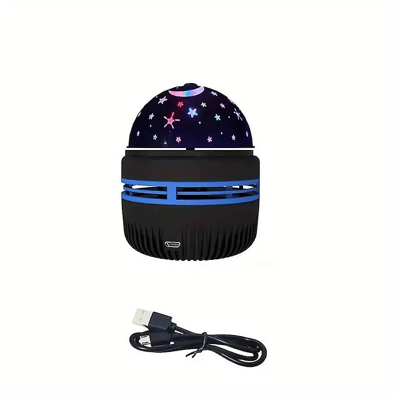 1pc Starry Projector Light With 7 Color Patterns & Remote Control Multifunctional Polar Projector Night Light For Bedroom Atmosphere