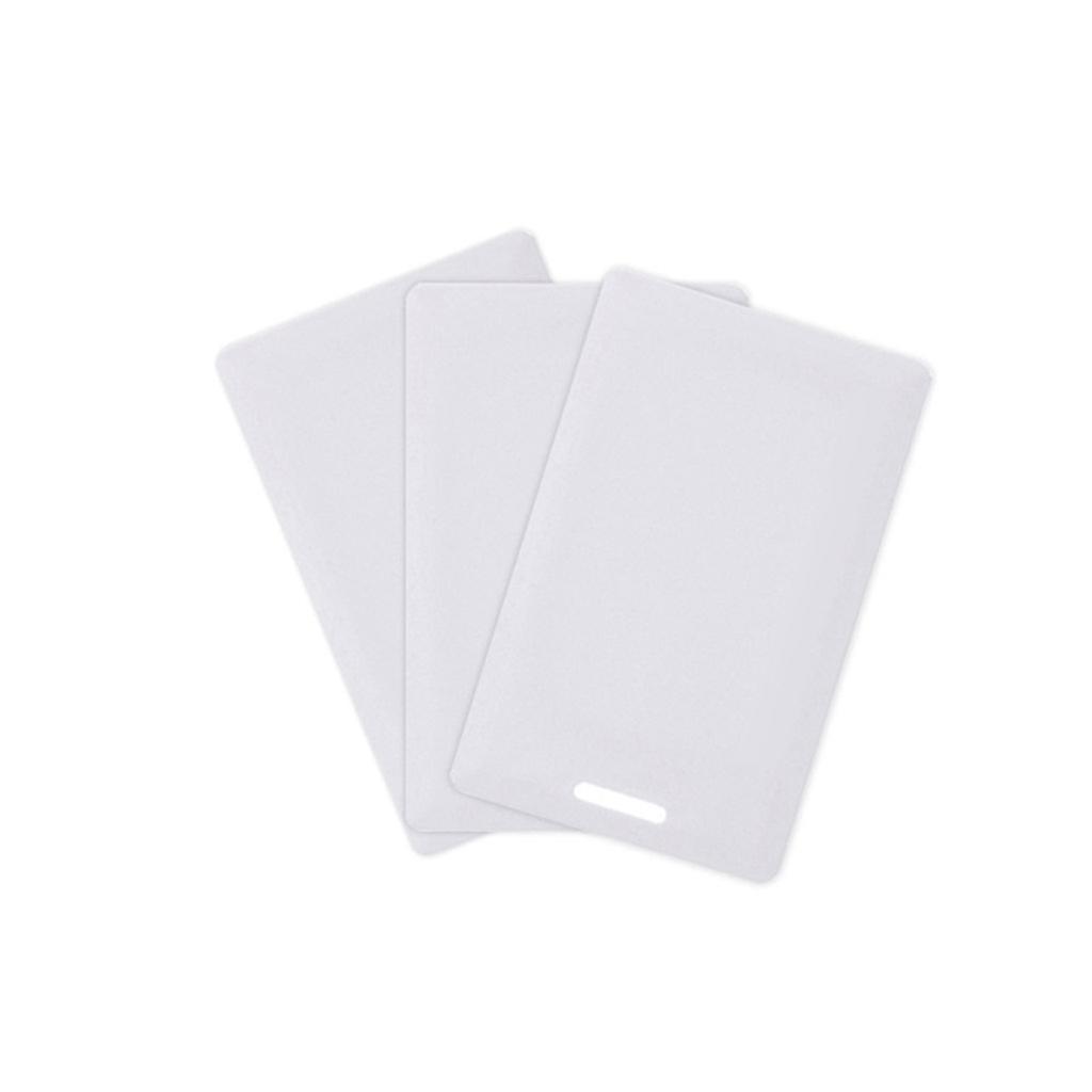 Durable Access Control Authorization Cards Blank White PVC Chip Tag Waterproof