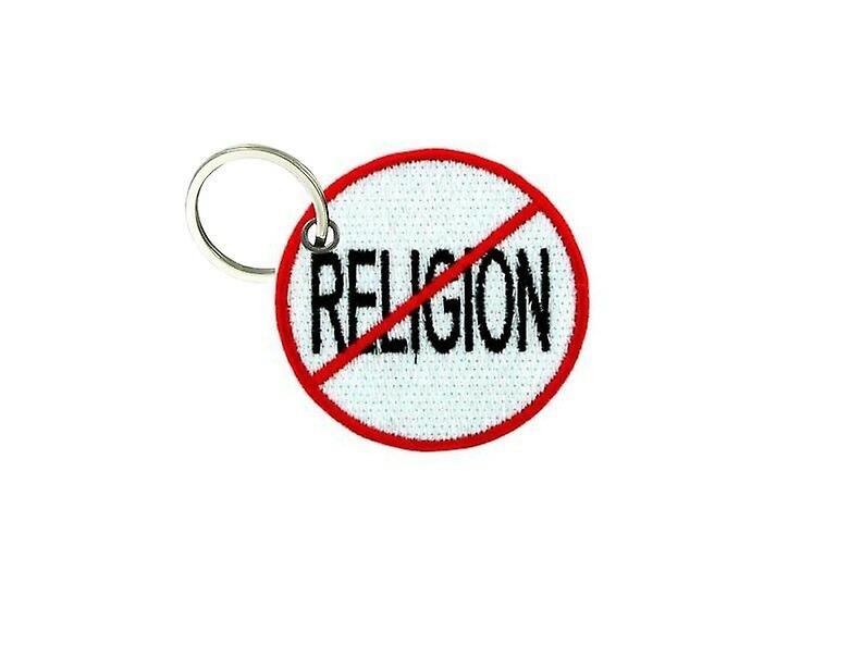 Cle Cles Key Brode Patch Ecusson Biker Biker Morale No Religion