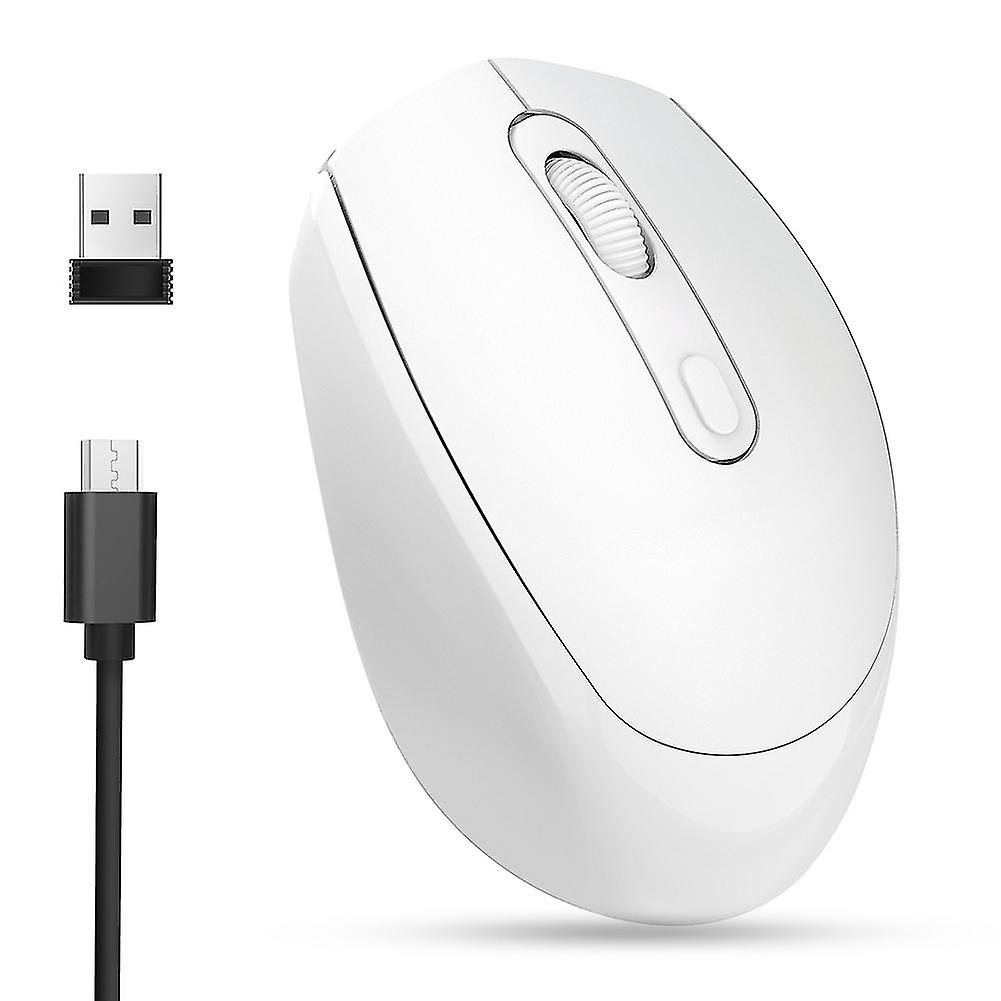 M107 Dual Mode Rechargeable Mouse 2.4g Wireless Mouse Mute Notebook Desktop Computer Office Mouse U