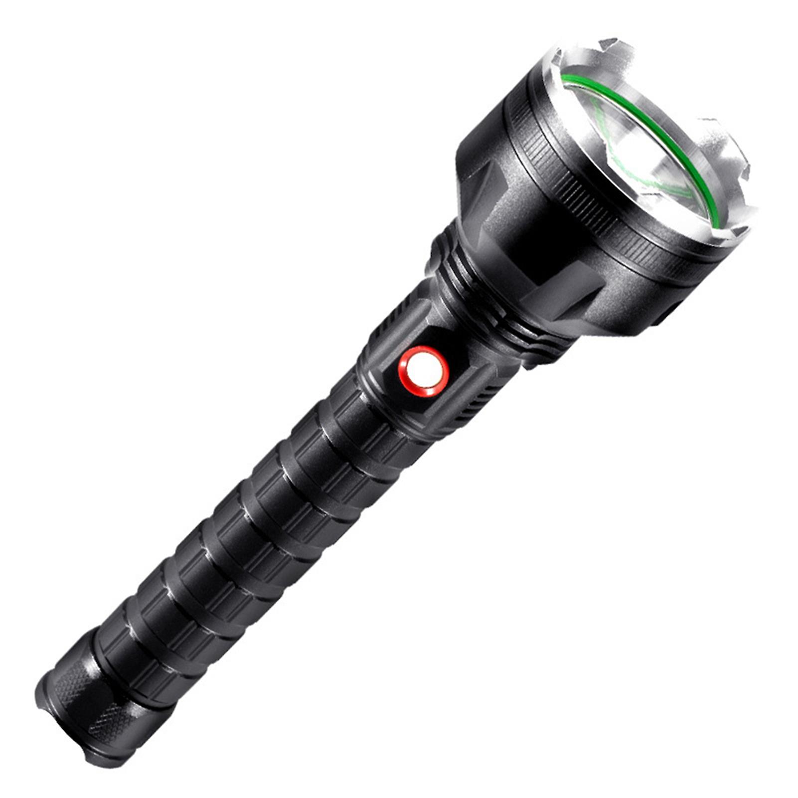Outdoor Radiation Flashlight Lamp Long-range High-power Flashlight Handheld Camping Lantern Hiking Flashlight