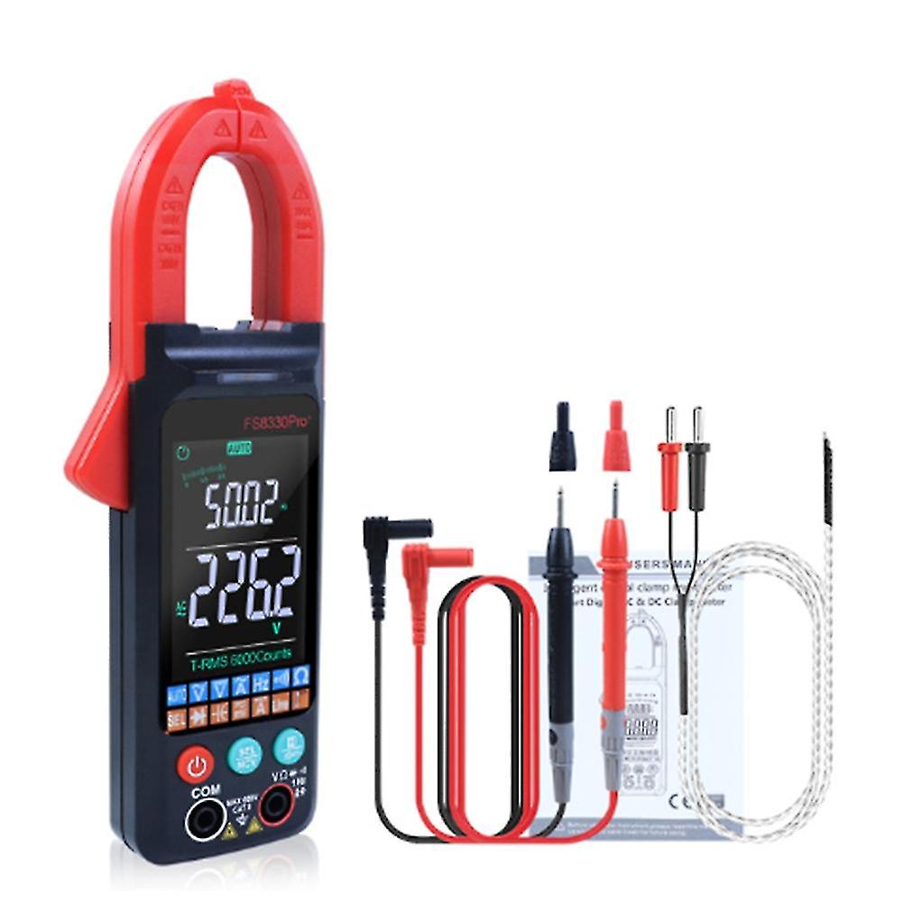 /ac Current Digital Meter 6000 Counts 400a Amp Meter Screen Volta Er Fs833