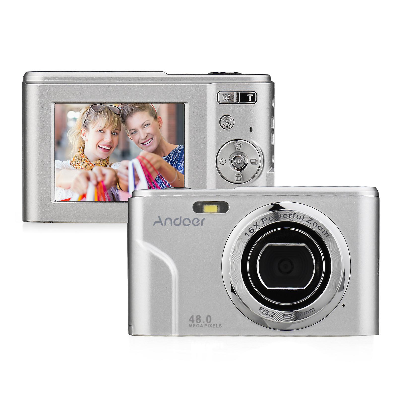 Portable Digital Camera 48mp 1080p 2.4-inch Ips Screen