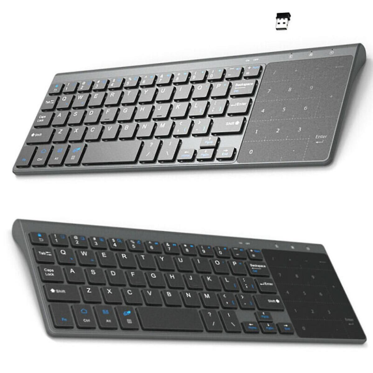 2.4G Mini Keyboard Wireless Keyboard with Touchpad