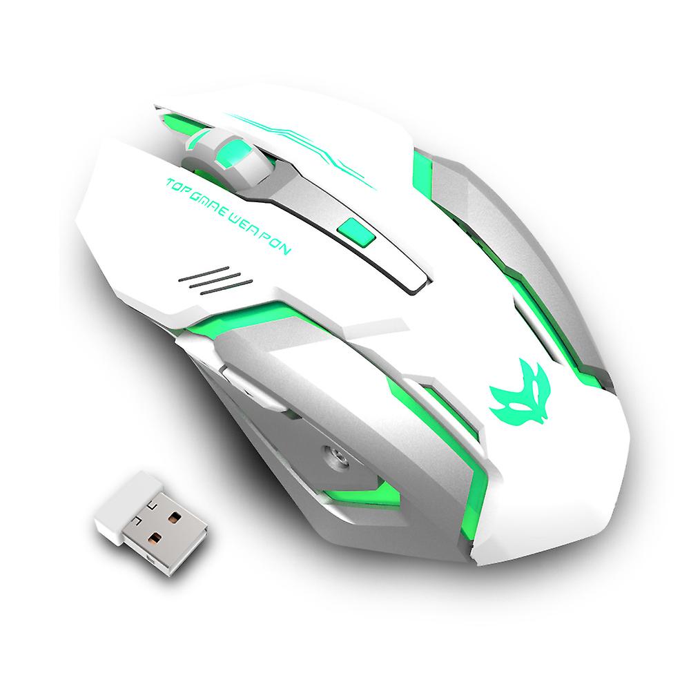 T1 Ergonomic 2.4G Rechargeable Silent Backlit USB Optical Wireless Gaming Mouse