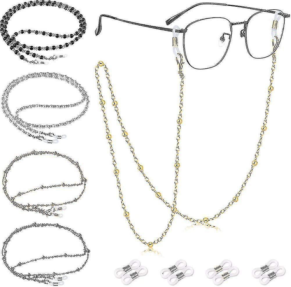 4 Pcs Chaîne de lunettes