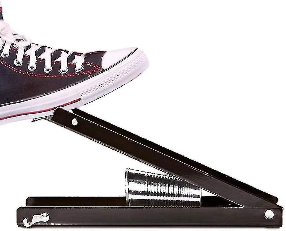 ヘビーデューティー缶クラッシャー、16オンスメタル缶クラッシャーヘビーデューティスマッシャーフットタイプ-アルミセルツァーソーダビール缶とボトルのリサイクルツール