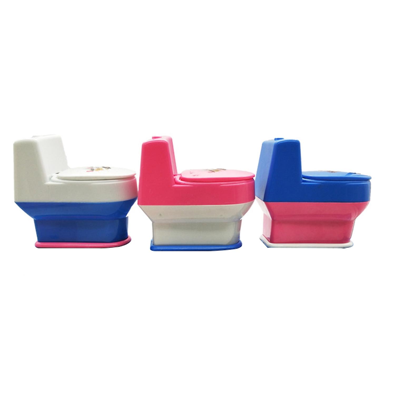 Miniature Toilet Toy Creative Novelty Mini Safe Interactive Relieve Boredom Parent-child Interaction
