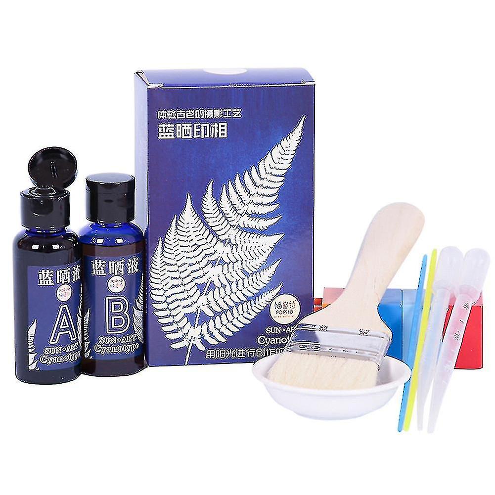 Cyanotype Set Potassium Ferricyanide Cyanotype Printing Diy Kit