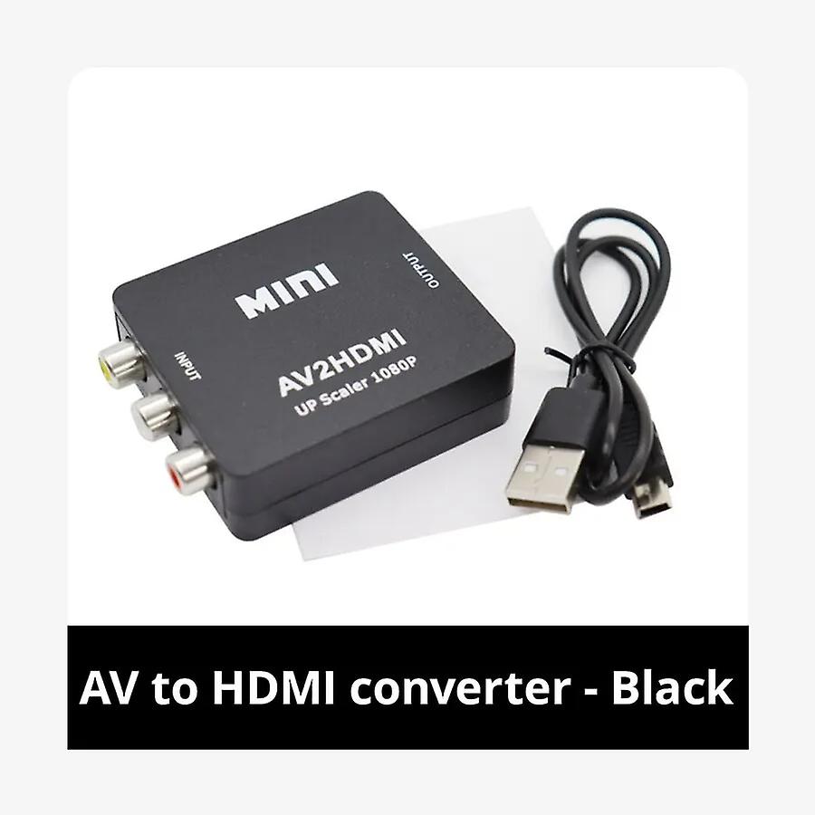 AV To HDMI Converter AV To HDMI Video Adapter Monitoring Set Top Box To TV High Definition Adapter