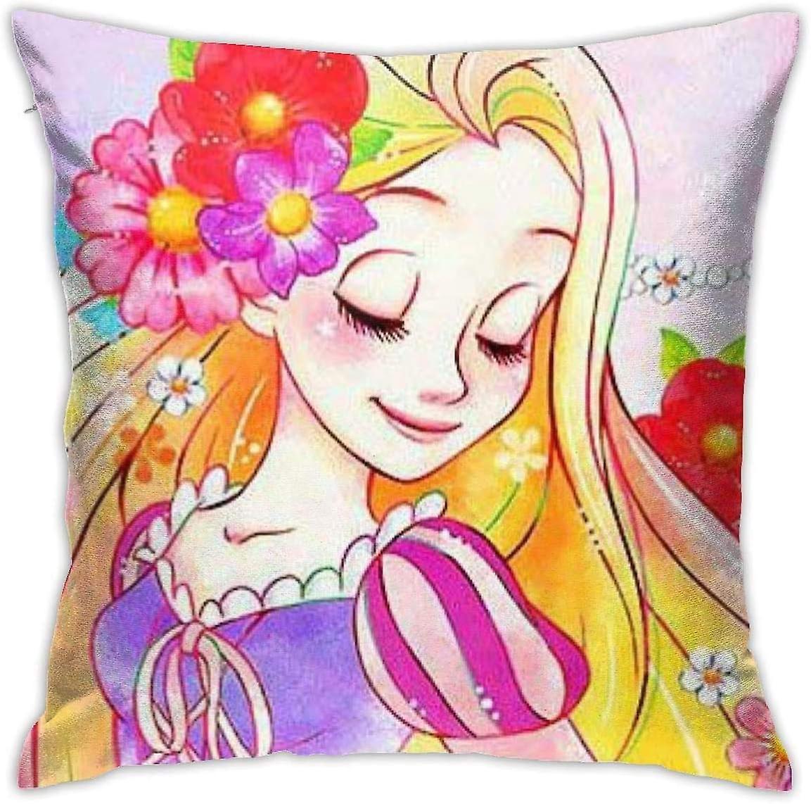 柔らかい装飾的なスロー枕ケースもつれた正方形の枕カバー快適なクッションカバーソファベッドチェアカーホームデコレーションのための豪華な枕カバー。(18x18インチ)(E