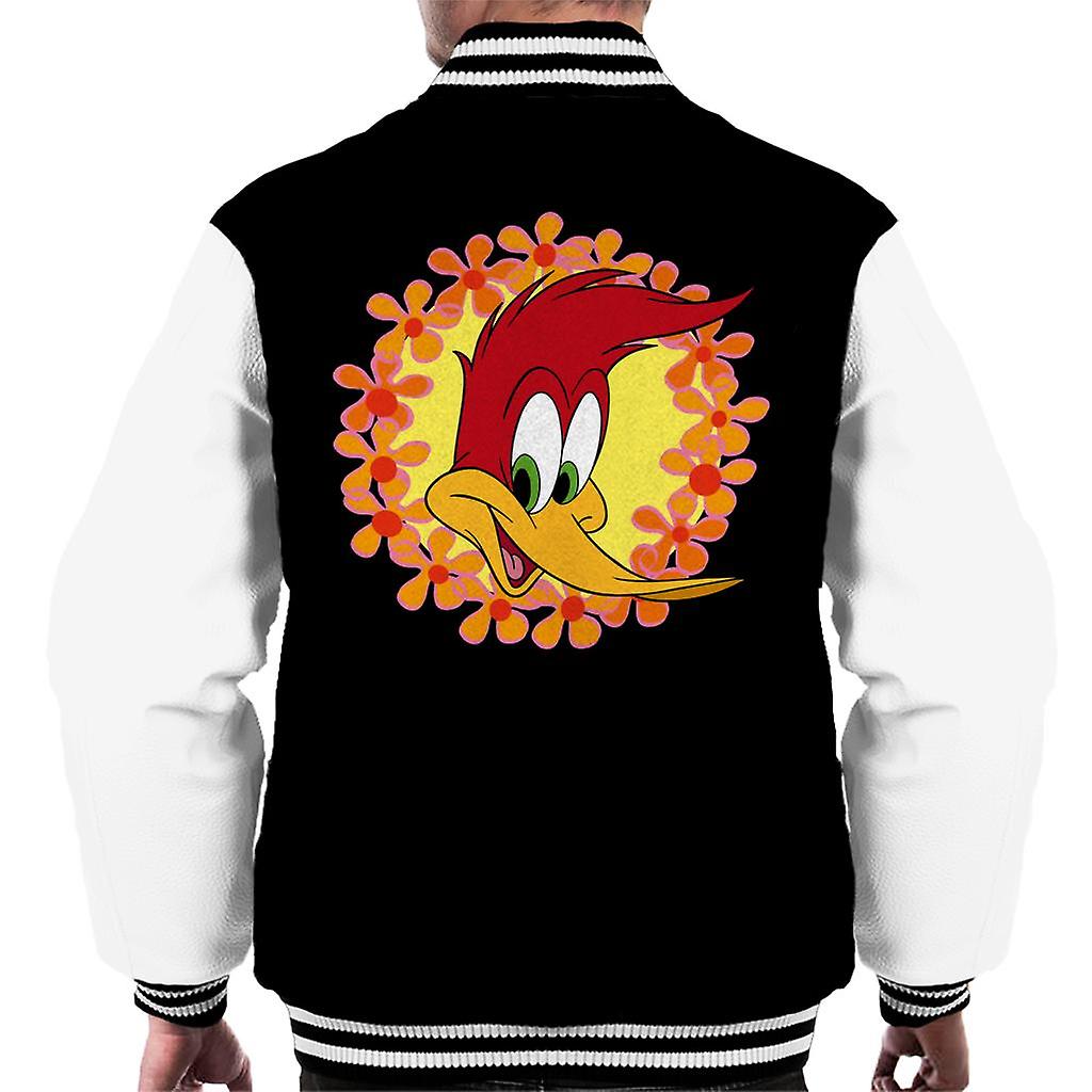 Woody Hackspett Floral Border Men's Varsity Jacket
