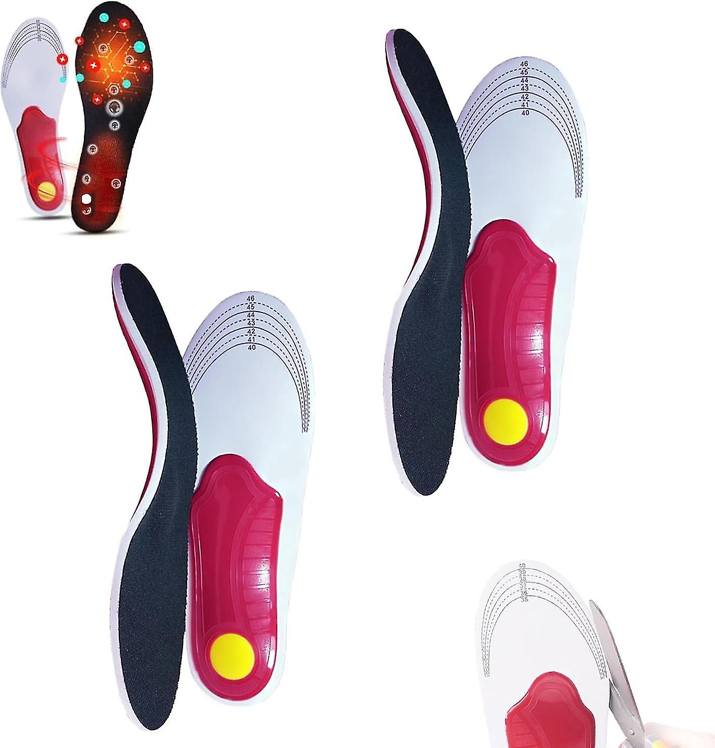 2 Pairs Height Enhancement Titanium Arch Insoles,arch Insoles, Suitable For Men And Women