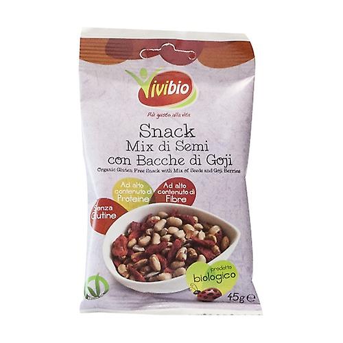 Seed mix snack with gluten-free goji berries 1 unit of 45g