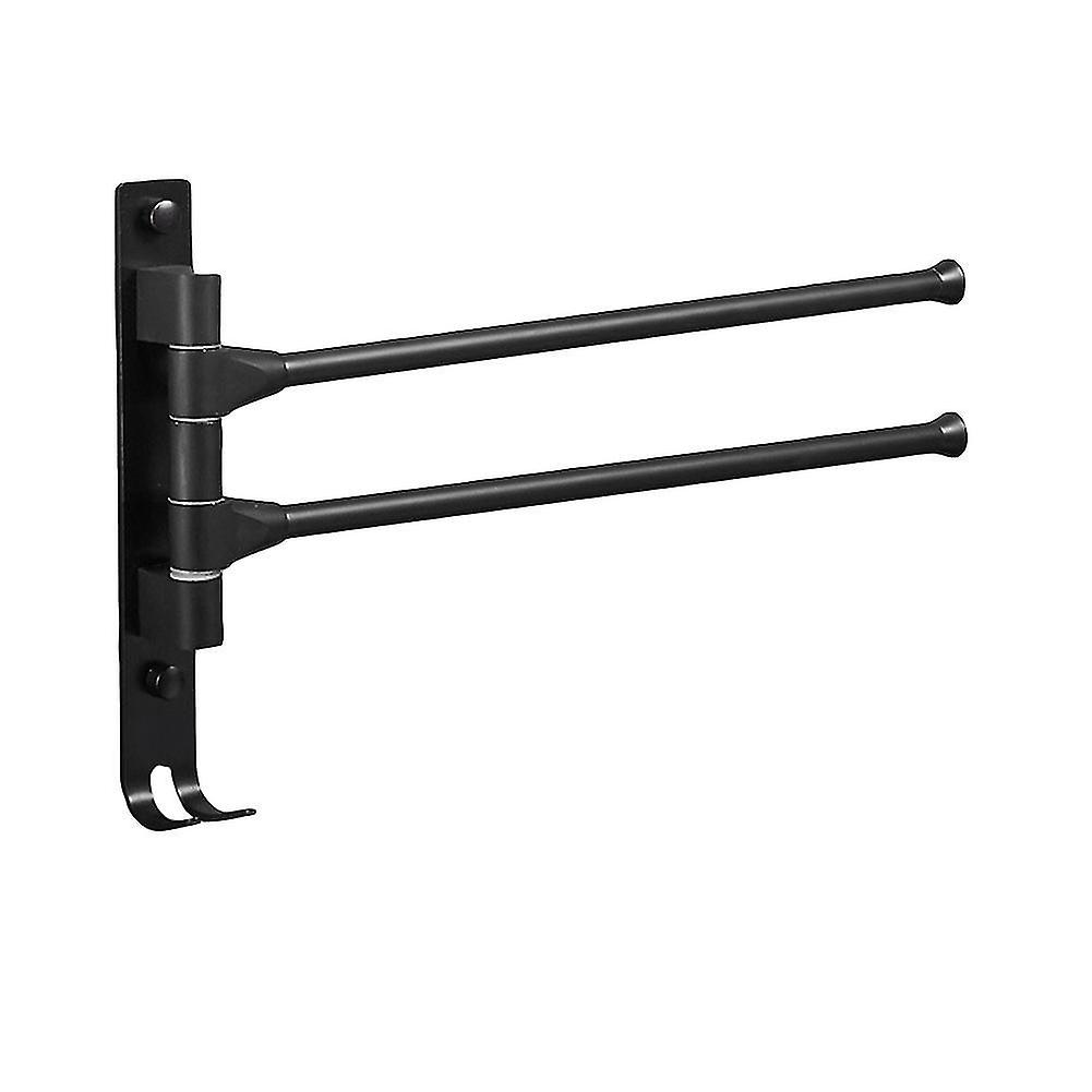 Bathroom Wall Mounted Multi Function Movable Towel Bar